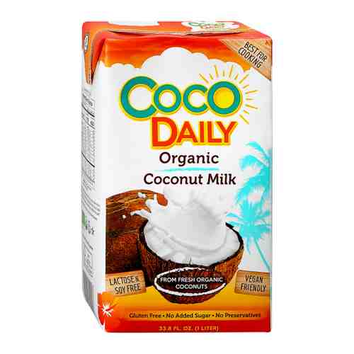 Молоко Coco Daily кокосовое Organic 1 л арт. 3456834