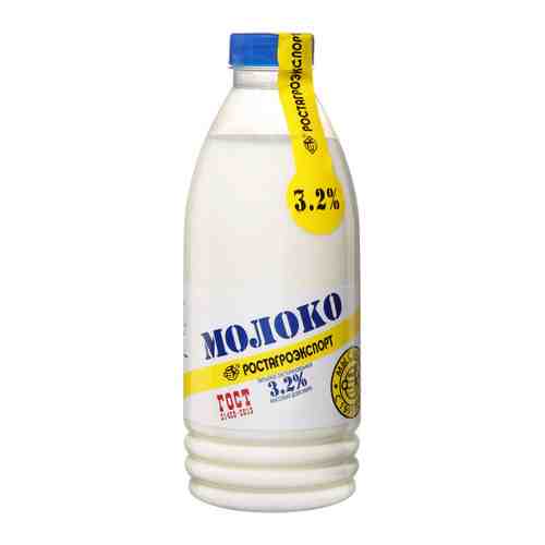 Молоко РостАгроЭкспорт питьевое пастеризованное 3.2% 900 мл арт. 3417937