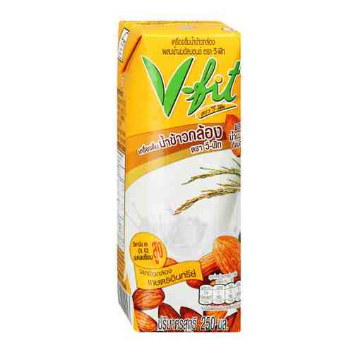 Молоко V-Fit из коричневого риса с добавлением миндаля 250 мл арт. 3479692