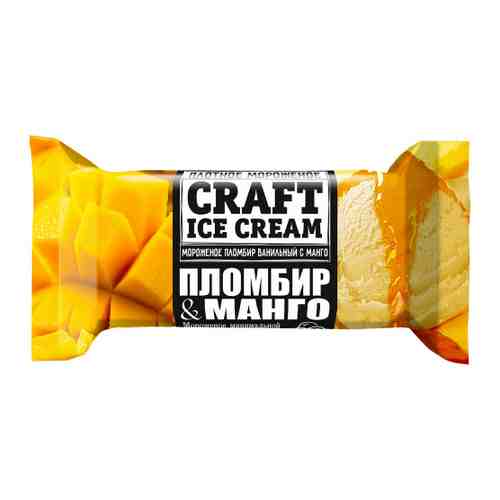 Мороженое Craft пломбир с манго брикет 200 г арт. 3412530