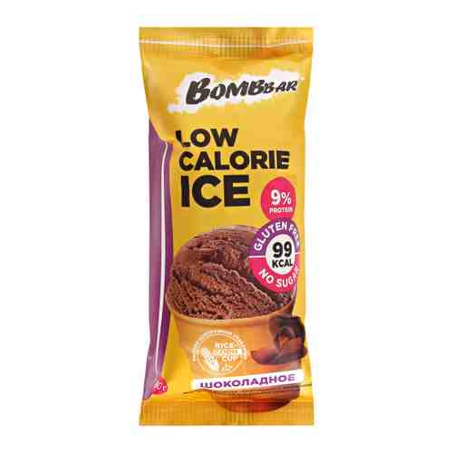 Мороженое Bombbar низкокалорийное Шоколад стаканчик 80 г арт. 3516183