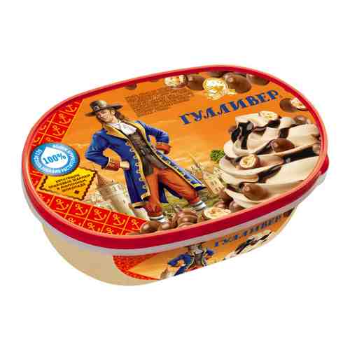 Мороженое Bahroma сливочное Гулливер с наполнителем Трюфель 450 г арт. 3470051
