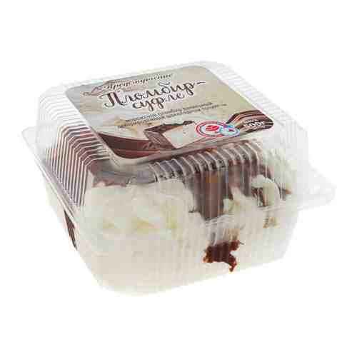 Торт-мороженое Предвкушение пломбир ванильный декорированный шоколадным топингом 500 г арт. 3404426
