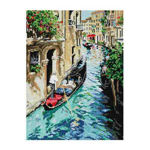 Мозаика Белоснежка Прогулка по Венеции на подрамнике арт. 3422532