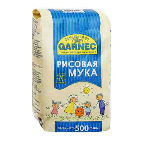Мука Garnec рисовая без глютена 500 г арт. 3470938