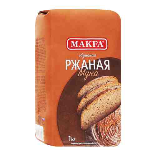 Мука Makfa ржаная хлебопекарная обдирная 1 кг арт. 3377511