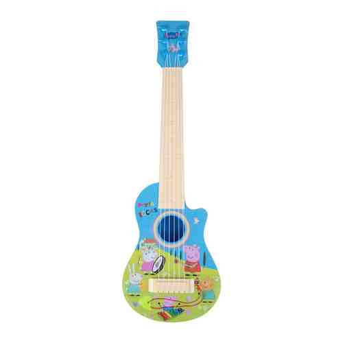 Музыкальная игрушка Свинка Пеппа Гитара пластиковая с медиатором 53 см арт. 3340711