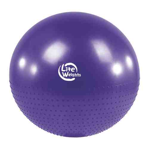 Мяч гимнастический Lite Weights массажный фиолетовый 75 см арт. 3501279