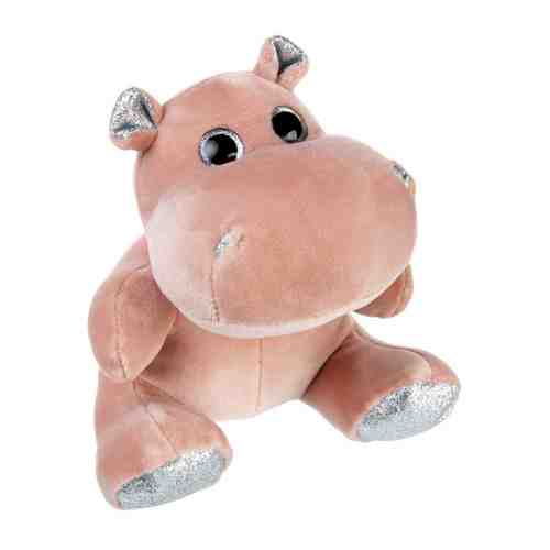 Мягкая игрушка Abtoys Бегемотик розовый 15 см арт. 3484740