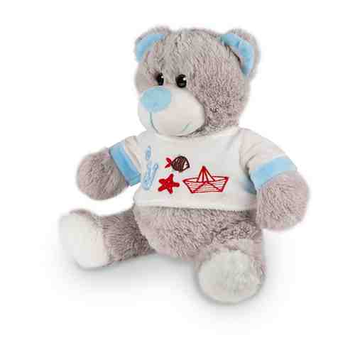 Мягкая игрушка Maxitoys Медведь Морячок в футболке 23 см арт. 3428787