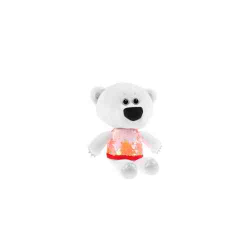 Мягкая игрушка Мульти-Пульти Белая Тучка в футболке с пайетками 20 см арт. 3432349