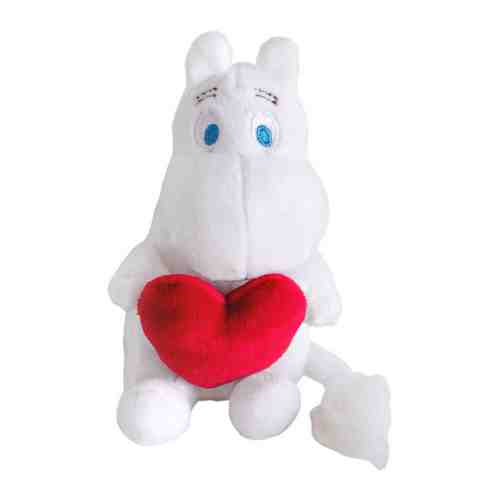 Мягкая игрушка Мумики Муми-тролль с сердцем 14 см арт. 3500182