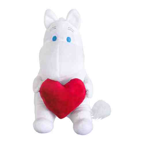 Мягкая игрушка Мумики Муми-тролль с сердцем 27 см арт. 3500173