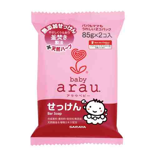 Мыло детское Arau Baby Soap 2 штуки по 85 г арт. 3333617