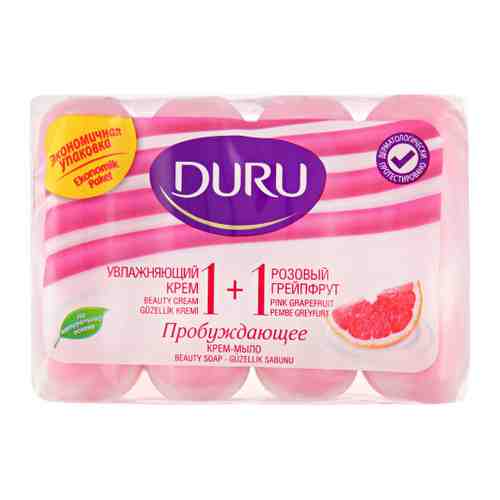 Мыло для рук и тела Duru Soft Sens Грейпфрут 4 штуки по 90 г арт. 3332173
