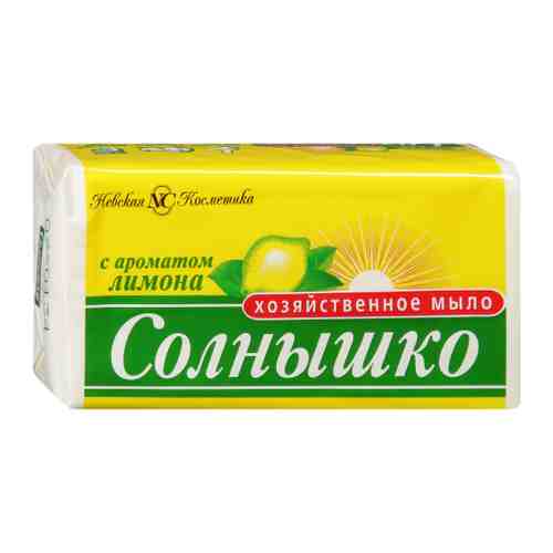 Мыло Солнышко хозяйственное с ароматом лимона 140 г арт. 3060324
