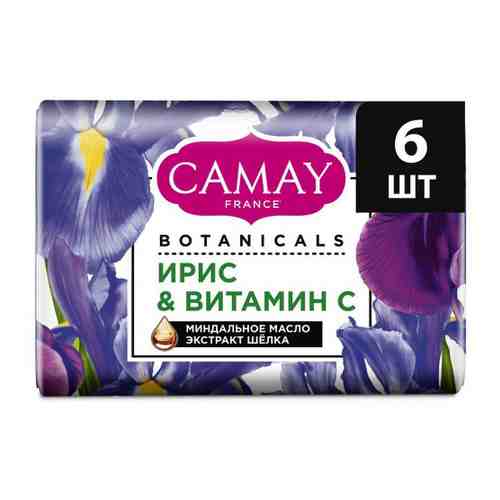 Мыло туалетное Camay Botanicals Благоухающий ирис 6 штук 85 г арт. 3450157