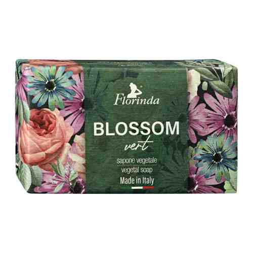 Мыло туалетное Florinda Blossom vert Зеленые цветы 200 г арт. 3492475