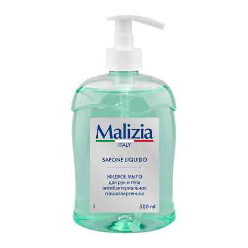 Мыло жидкое для рук и тела Malizia антибактериальное гипоаллергенное 500 мл арт. 3493945
