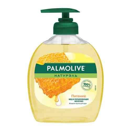 Мыло жидкое для рук Palmolive Натурель Питание Мед и увлажняющее молочко 300 мл арт. 3354624