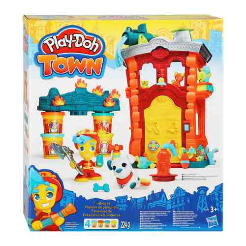 Набор для лепки Hasbro Play-Doh Город Пожарная станция арт. 3403128