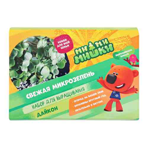 Набор для выращивания АгроСидсТрейд Ми-Ми-Мишки микрозелень Дайкон 5.5 г арт. 3517810