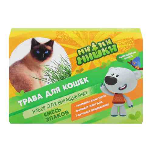 Набор для выращивания АгроСидсТрейд Ми-Ми-Мишки трава для кошек смесь 30 г арт. 3517922