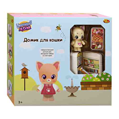 Набор игровой ABtoys Уютный дом Домик для кошки Кухня арт. 3484939