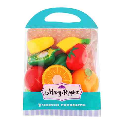 Набор игровой для резки Mary Poppins Овощи и фрукты (4 предмета) арт. 3326373