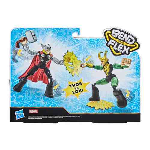 Набор игровой Hasbro Avengers Бенди Тор и Локи 2 фигурки арт. 3481299