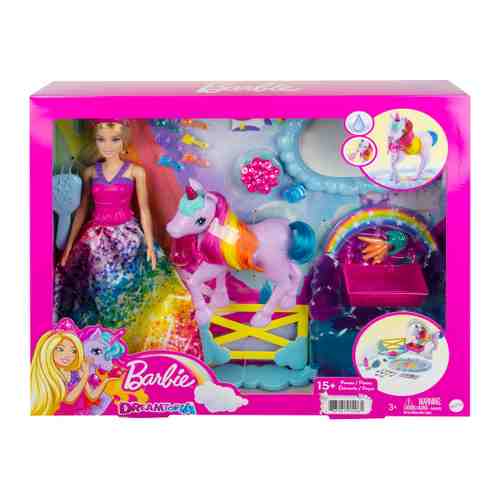 Набор игровой Mattel Barbie Дримтопия Кукла и единорог арт. 3481959