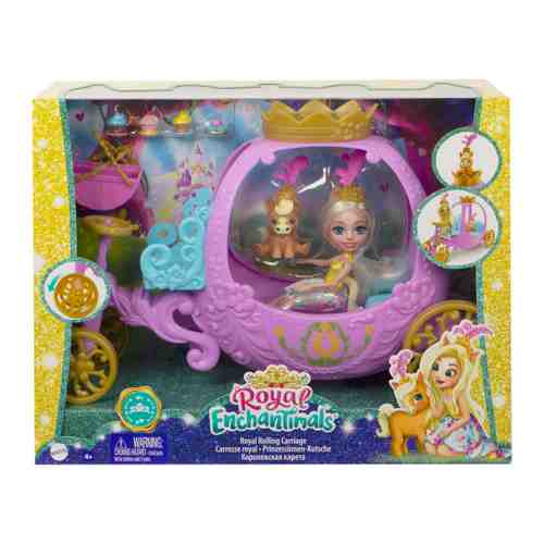 Набор игровой Mattel Enchantimals Королевская карета (8 предметов) арт. 3481899