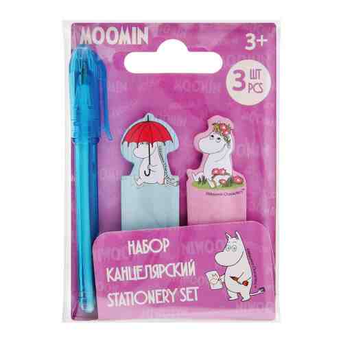 Набор канцелярский Moomin ручка стикеры для записей 10х7х1 см арт. 3521487