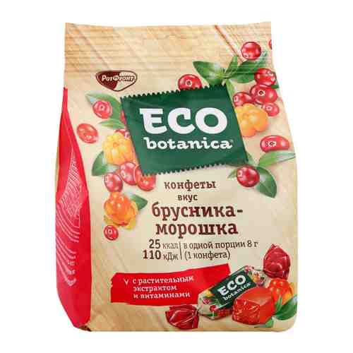 Конфеты Eco Botanica Брусника морошка с растительным экстрактом и витаминами 200 г арт. 3410446