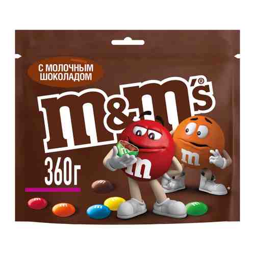 Драже M&M's с молочным шоколадом 360 г арт. 3304175