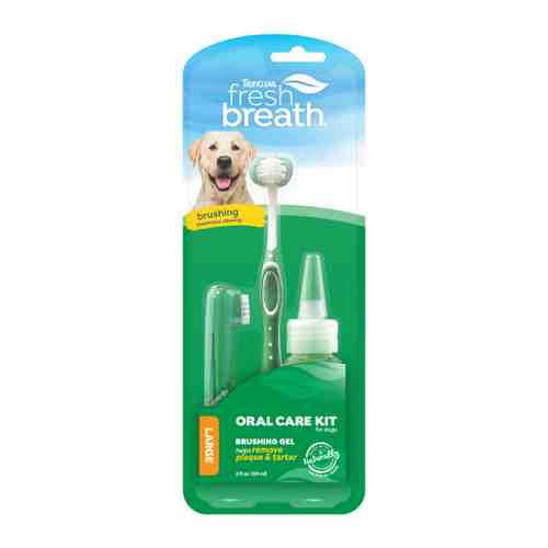 Набор TropiClean Свежее дыхание для ухода за зубами для собак арт. 3451119