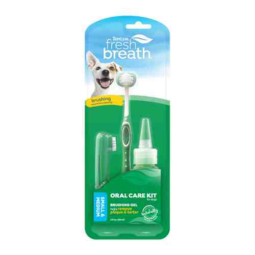 Набор TropiClean Свежее дыхание для ухода за зубами для собак мини-пород арт. 3451117