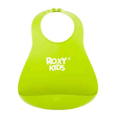 Нагрудник детский Roxy мягкий от 6 месяцев зеленый арт. 3445784