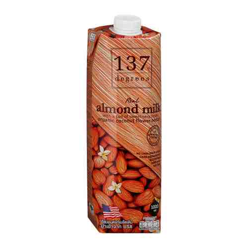 Напиток 137 Degrees Миндальное молоко с нектаром кокосовых соцветий 1 л арт. 3410718
