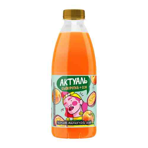 Напиток Актуаль сывороточный персик маракуйя 930 г арт. 3322470