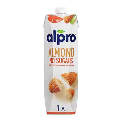 Напиток Alpro Миндальный растительный без сахара 1.1% 1 л арт. 3327074