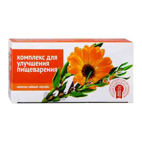Напиток Алтай чайный Комплекс для улучшения пищеварения 20 пакетиков по 2 г арт. 3486672