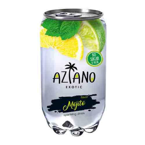 Напиток Aziano Мохито газированный 0.35 л арт. 3483166