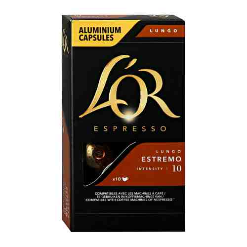 Кофе L`Or Espresso Lungo Estremo 10 капсул по 5.2 г арт. 3410202