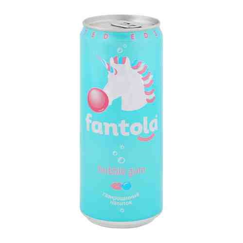Напиток Черноголовка Fantola Bubble Gum сильногазированный 0.33 л арт. 3398419
