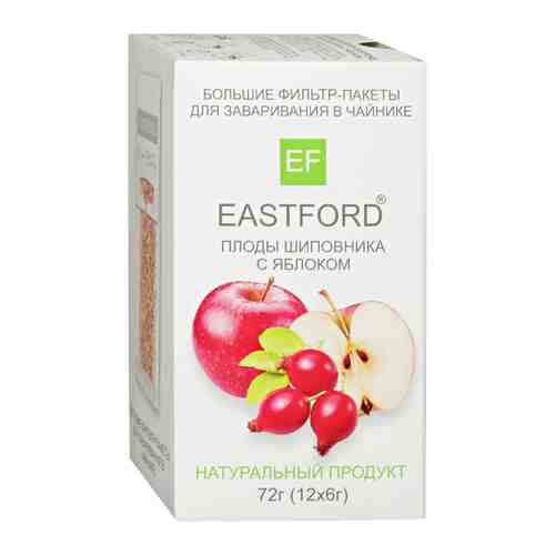 Напиток Eastford Плоды шиповника чайный с яблоком 12 пакетиков по 6 г арт. 3410221