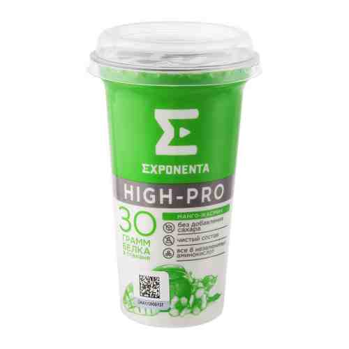 Напиток Exponenta High-pro кисломолочный манго жасмин 250 г арт. 3505274
