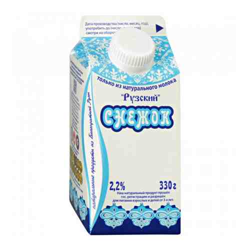 Йогурт Рузское молоко Рузский снежок 2.2% 330 г арт. 3369504
