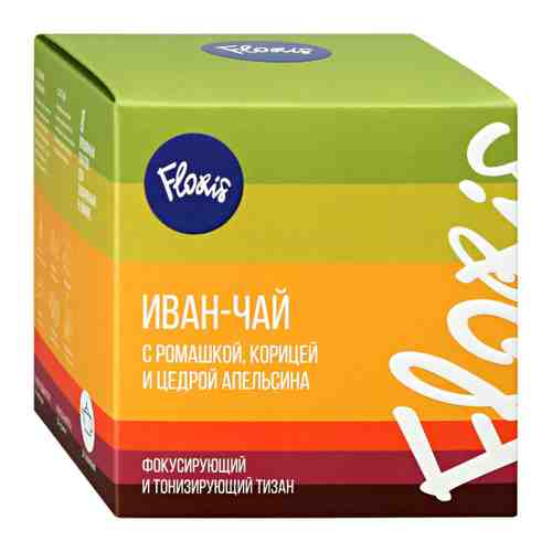 Напиток Floris чайный Иван-чай с ромашкой корицей и цедрой апельсина 50 г арт. 3453011