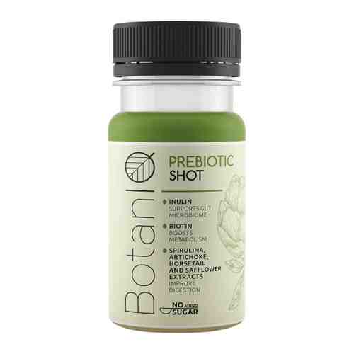Напиток функциональный BotanIQ Prebiotic Shot для пищеварения и микробиоты негазированный 0.1 л арт. 3484001